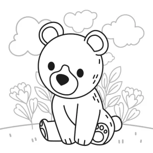 coloriage Ours pour enfant