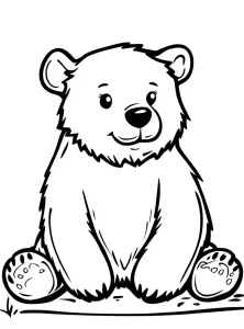coloriage Ours pour enfant de 6 ans
