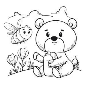 coloriage Ours pour enfant de à imprimer
