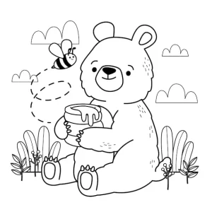 coloriage Ours a imprimer