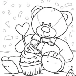 coloriage Ours à imprimer pour enfant de 9 ans