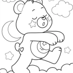 coloriage Ours à imprimer kawaii