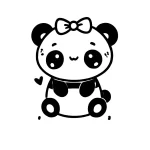coloriage Panda à imprimer pour enfants