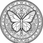 coloriage Papillon pour bebe a imprimer