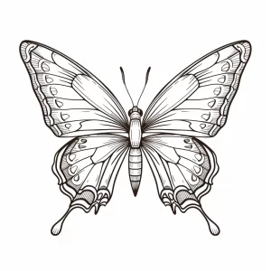 coloriage Papillon gratuit à imprimer