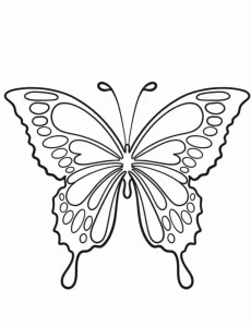 coloriage Papillon gratuit pour enfants