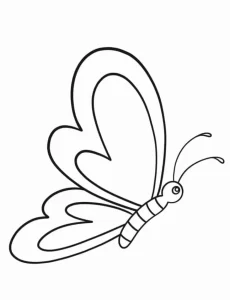 coloriage Papillon à imprimer pour enfants