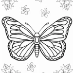 coloriage Papillon à imprimer pdf