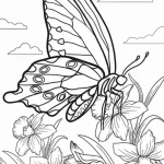télécharger coloriage Papillon gratuit