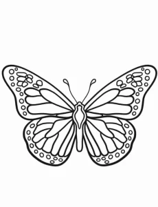 coloriage Papillon pour enfant de 6 ans