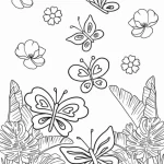 coloriage Papillon a colorier en ligne