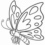 coloriage Papillon à imprimer pdf gratuit