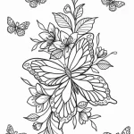 coloriage Papillon pour enfant de 10 ans