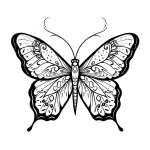 coloriage Papillon à imprimer pdf
