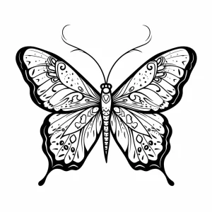 coloriage Papillon à imprimer pdf