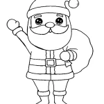 coloriage Pere Noel a imprimer gratuit