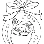 coloriage Pere Noel d
