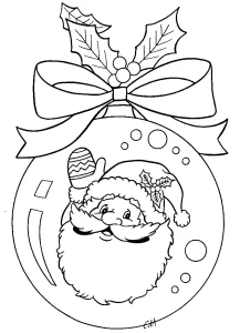coloriage Pere Noel d