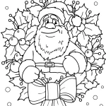 coloriage Pere Noel pour enfants