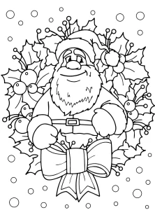 coloriage Pere Noel pour enfants