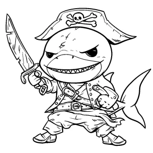 coloriage Pirate et apprentissage