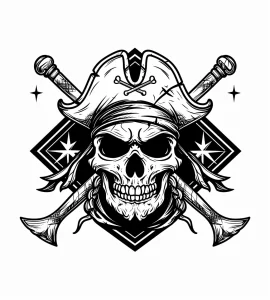 coloriage Pirate pour enfant de 3 ans