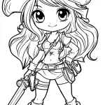 coloriage Pirate a imprimer gratuit