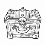 image de coloriage Pirate pour enfant