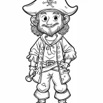 coloriage Pirate pour enfants