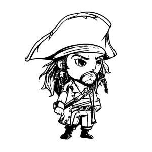 coloriage Pirate gratuit a imprimer