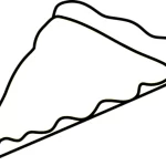 image de coloriage Pizza pour enfant