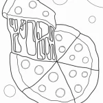 coloriage Pizza a imprimer gratuit