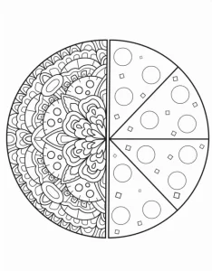 coloriage Pizza à imprimer pdf gratuit