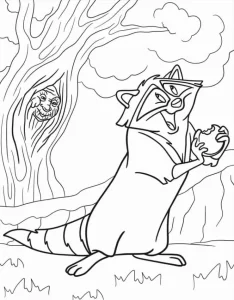 coloriage Pocahontas et découpage à imprimer