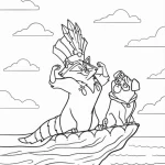 coloriage Pocahontas à imprimer pour enfant de 9 ans
