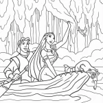 coloriage Pocahontas gratuit pour enfants