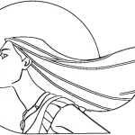 coloriage Pocahontas à imprimer pdf