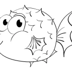 coloriage Poisson à imprimer pour enfant de 10 ans