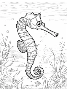coloriage Poisson pour enfant de 8 ans
