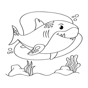 coloriage Poisson à imprimer pour enfant de 10 ans