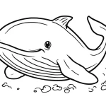 coloriage Poisson pour enfant de 3 ans