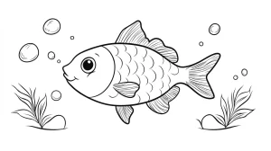 coloriage Poisson gratuit