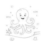 coloriage Poisson à imprimer a4