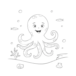 coloriage Poisson à imprimer a4