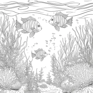 coloriage Poisson gratuit