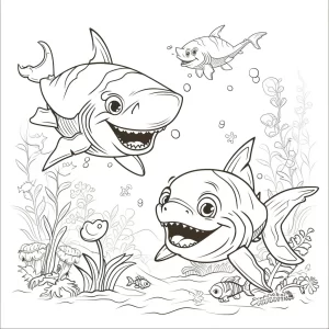 coloriage Poisson pour enfant gratuit