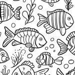 coloriage Poisson pour enfants a imprimer gratuit