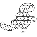 coloriage Pop it pour enfant de à imprimer