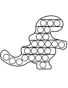 coloriage Pop it pour enfant de à imprimer