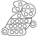 coloriage Pop it pour enfants